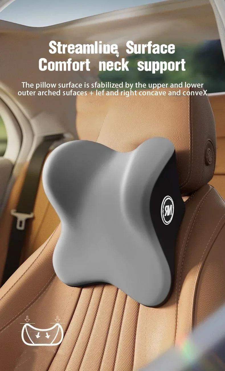 Ultimate Premium Memory Foam Car Lumbar Neck Cushion - Sublake 