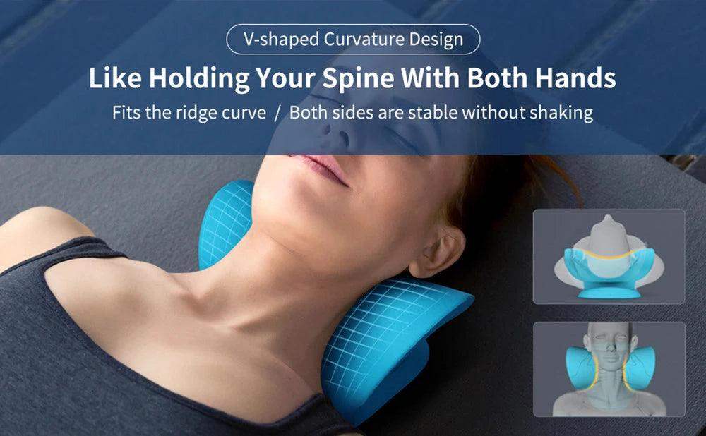 Cervical Neck Shoulder Chiropractic Relax Pillow - Sublake 
