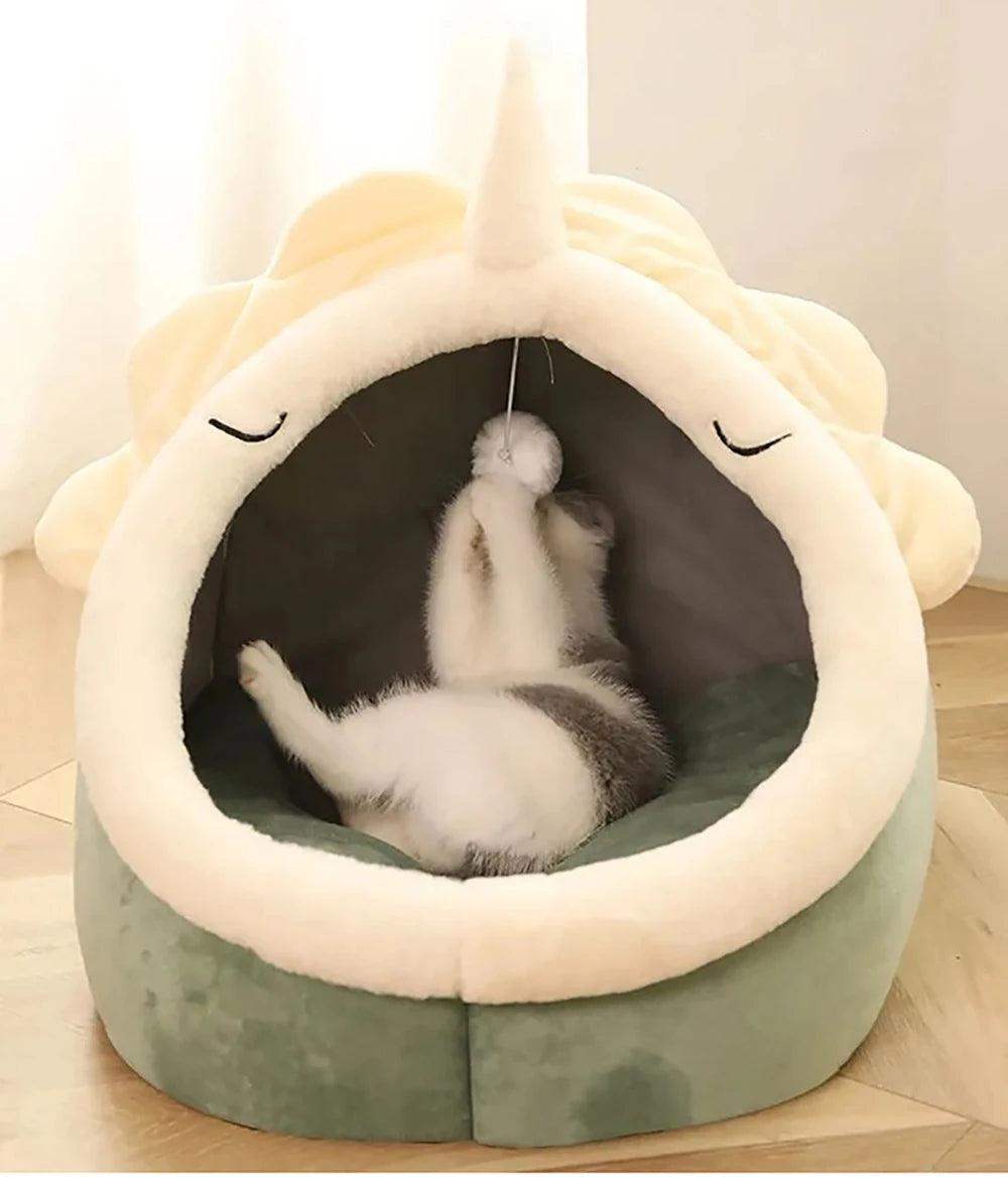 Washable Cat Lounger Cushion – Soft & Cozy Bed for Cats & Small Pets - Sublake 