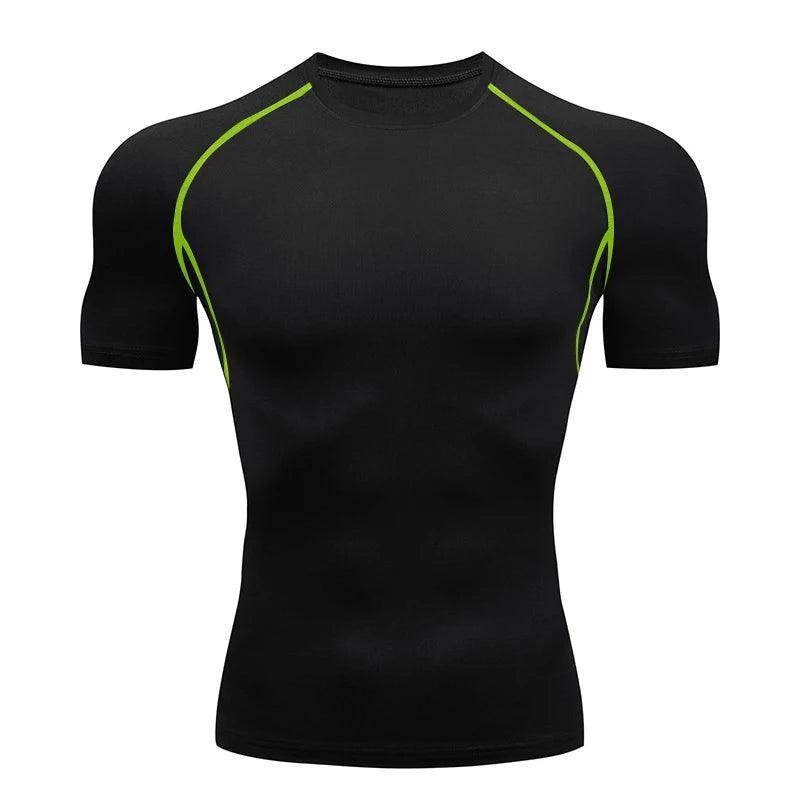 Men's Compression Short Sleeve Gym Fitness Running Shirt - Sublake 