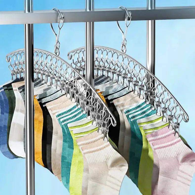 Windproof Premium Stainless Steel Laundry Hanger Clips - Sublake 