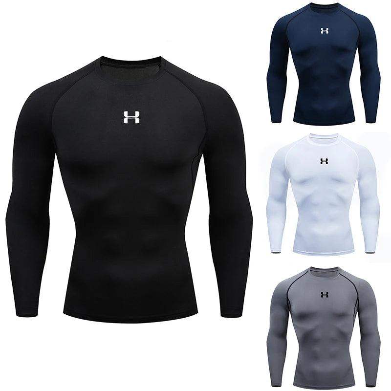 Men Premium Compression Gym Athletic Running Tshirt - Sublake 