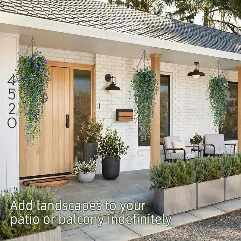 1Pcs 76CM Artificial Ivy Hanging Plants Fake Plant for Home Room Decor Garden Wedding Decoration Outdoor Ornaments Accessories - Sublake 