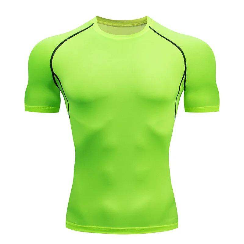 Men's Compression Short Sleeve Gym Fitness Running Shirt - Sublake 