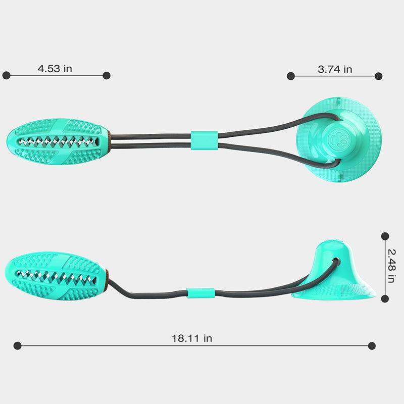 Interactive Dog Toy – Suction Cup with Rope & Slow Feeder - Sublake 