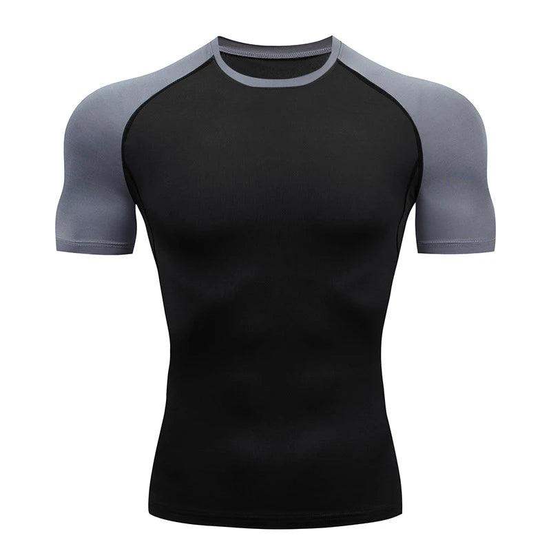 Men's Compression Short Sleeve Gym Fitness Running Shirt - Sublake 