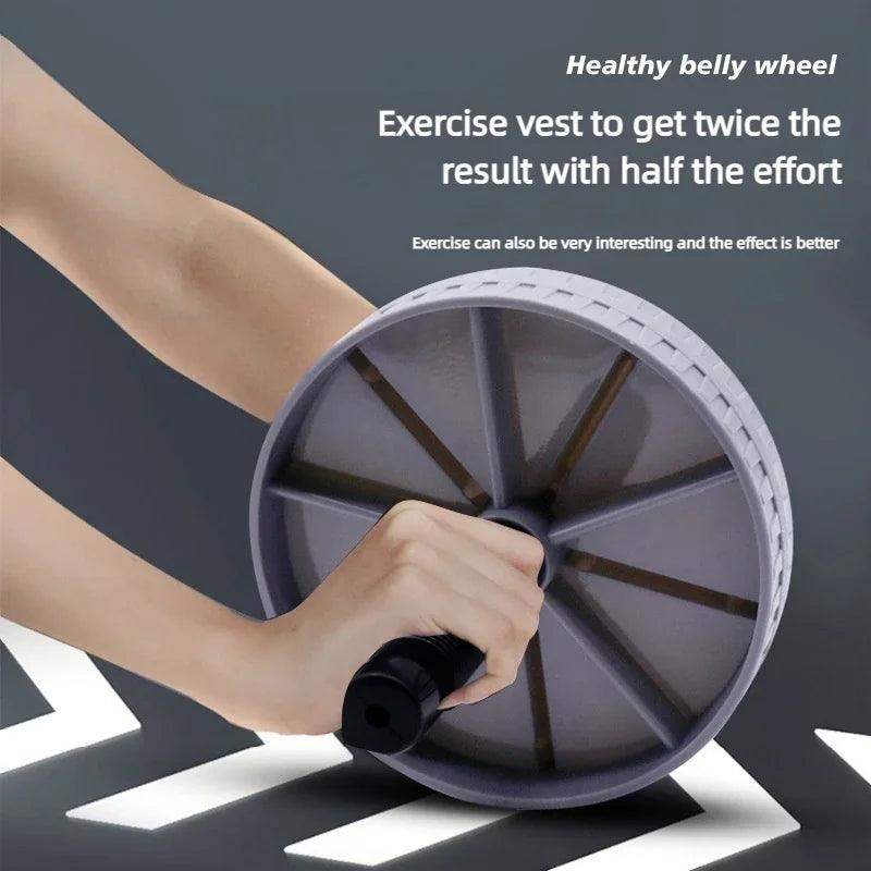Single-Wheel Silent Ab Roller with Grip Design - Sublake 