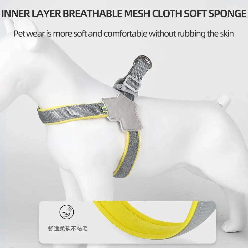 Reflective No-Pull Pet Harness For Dogs & Cats - Sublake 