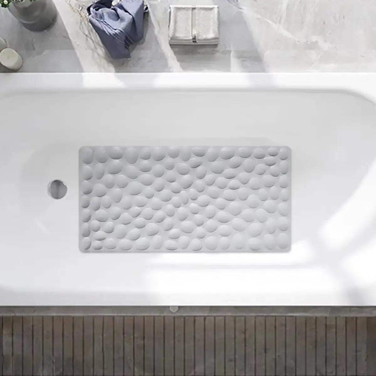 3D AntiSlip Cobblestone Embossed Bath Mat UltraDrying - Sublake 