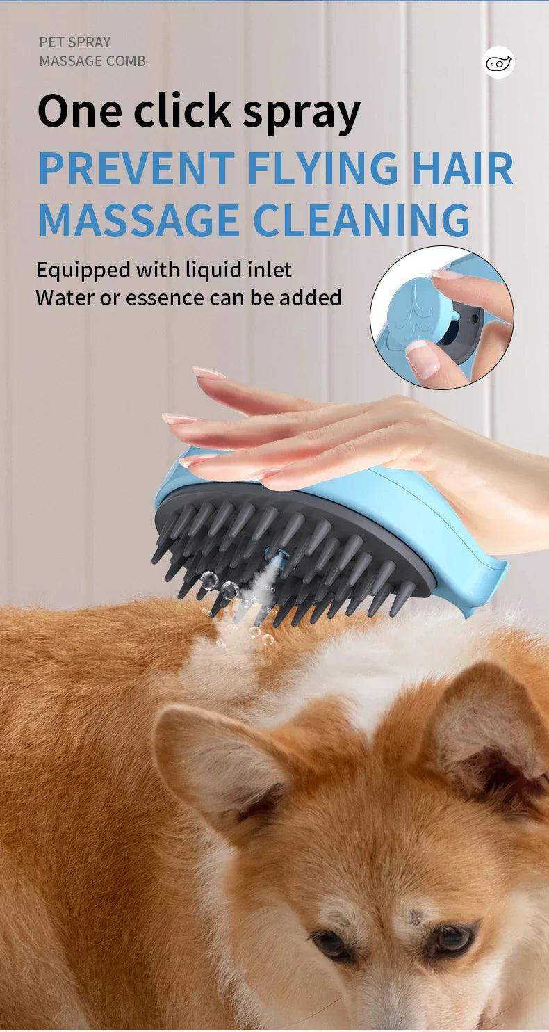 3 in 1 Pet Grooming Brush With Hair Removal And Massage - Sublake 