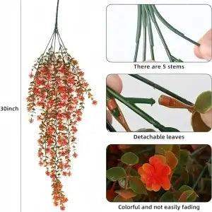 1Pcs 76CM Artificial Ivy Hanging Plants Fake Plant for Home Room Decor Garden Wedding Decoration Outdoor Ornaments Accessories - Sublake 