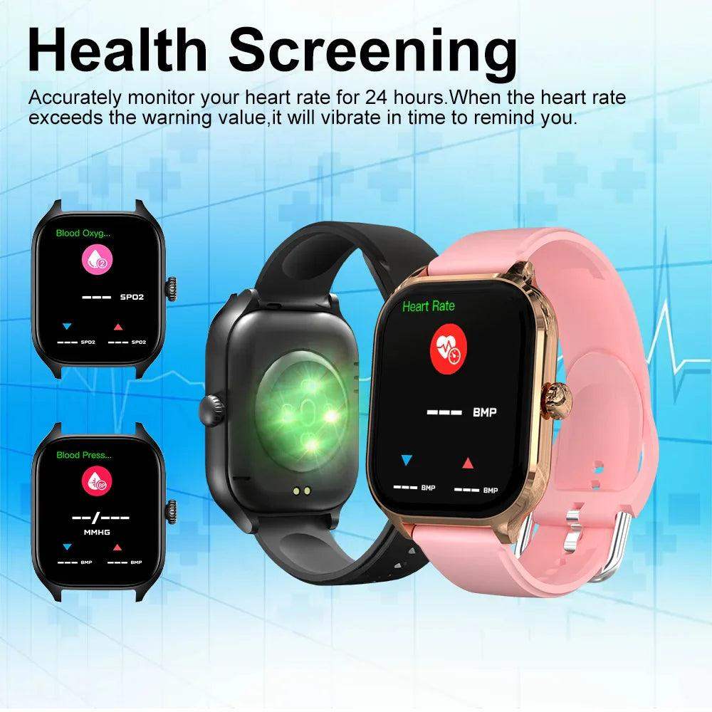LAXASFIT H9 Smartwatch with Call & Health Monitor - Sublake 