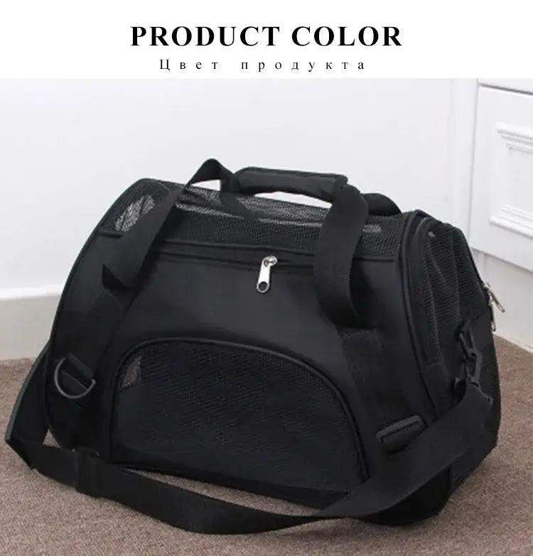 Portable Foldable Pet Travel Carrier Bag Mesh Safe - Sublake 