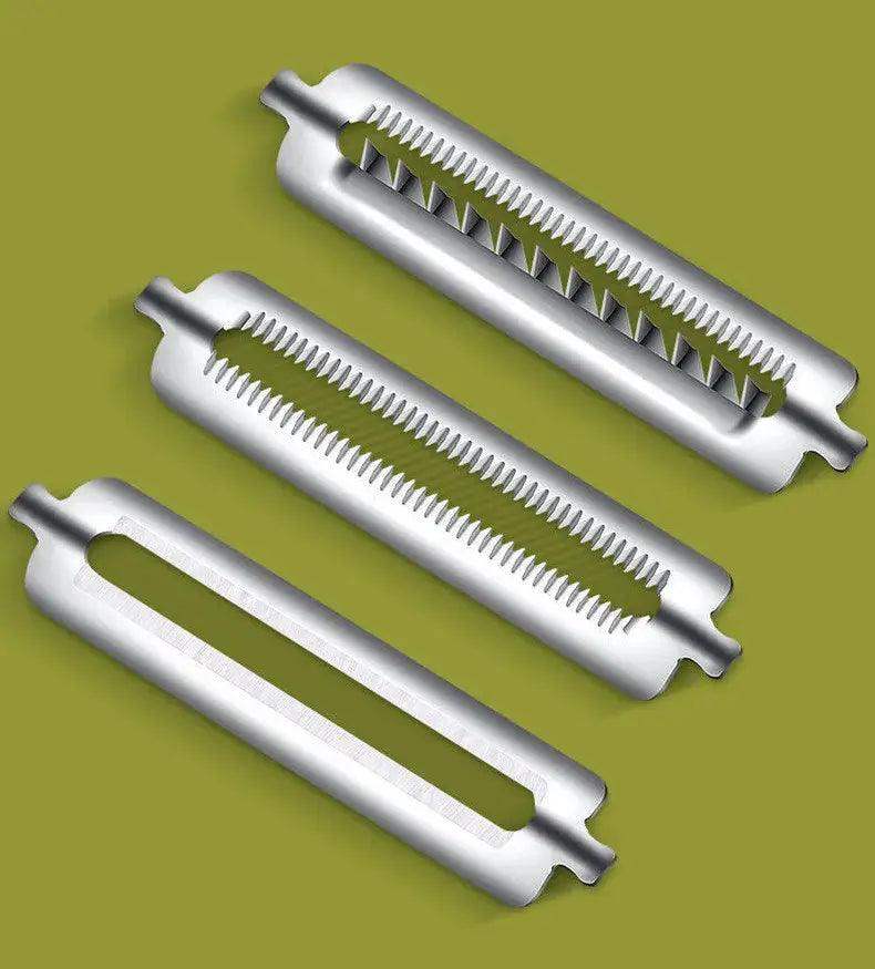 3In1 Multifunction Kitchen Tools Fruit and Vegetable Peeler Vegetable Shredding Tool Stainless Steel Blade Easy To Clean Replace - Sublake 