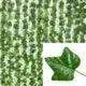 11M Artificial Plant Green Ivy Leaf Garland Fake Plant Creeper Hanging Vine Outdoor DIY Garden Wall Wedding Party Home Decor - Sublake 