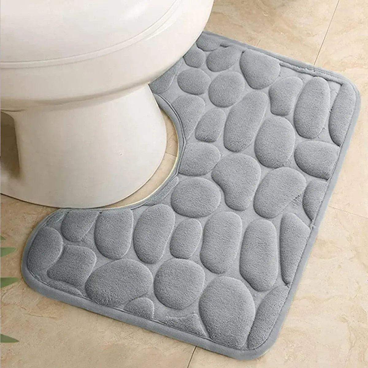 U-Shaped Toilet Mat Non-Slip Bathroom Pad - Sublake 