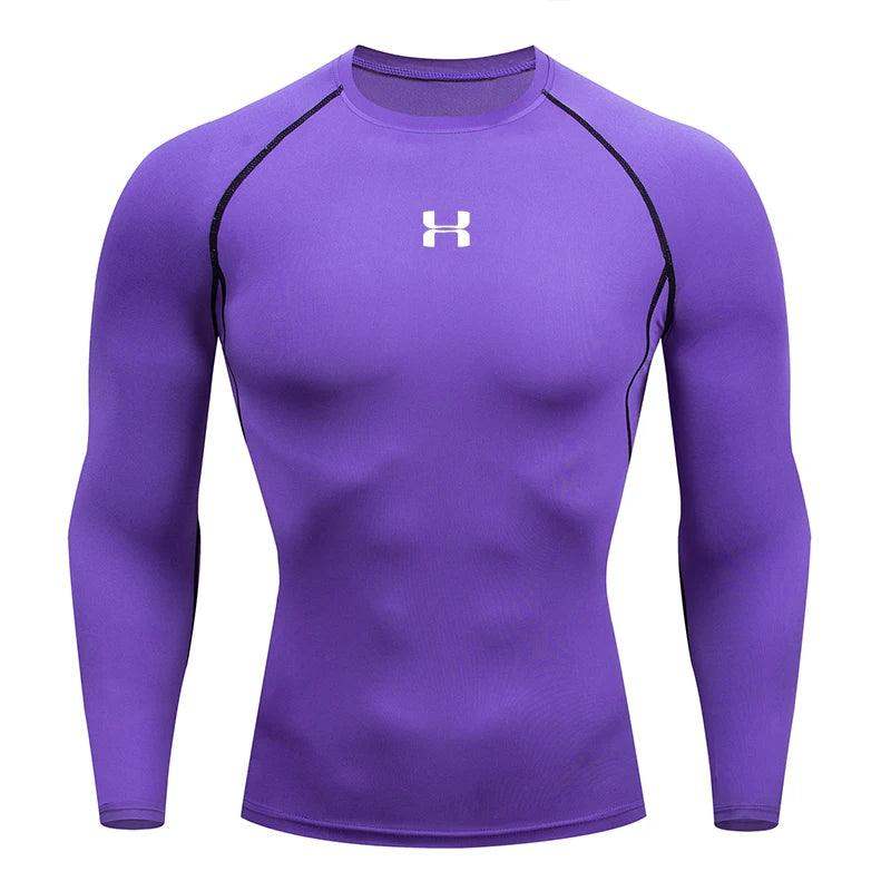 Men Premium Compression Gym Athletic Running Tshirt - Sublake 