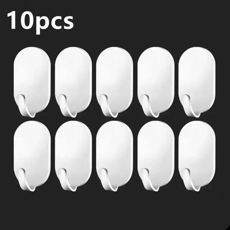 Self Adhesive Hooks Set 5 or 10 Pcs For Coats Keys Pro HD - Sublake 