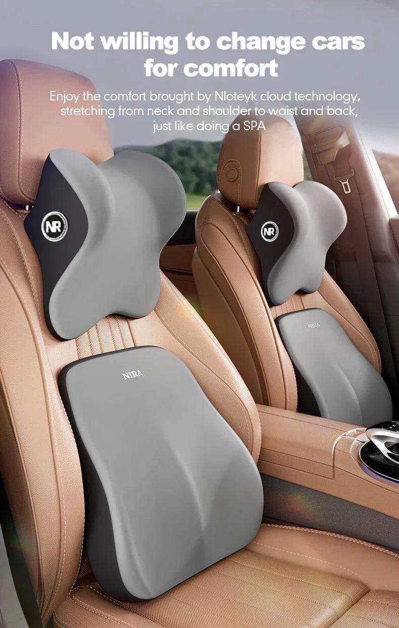 Ultimate Premium Memory Foam Car Lumbar Neck Cushion - Sublake 