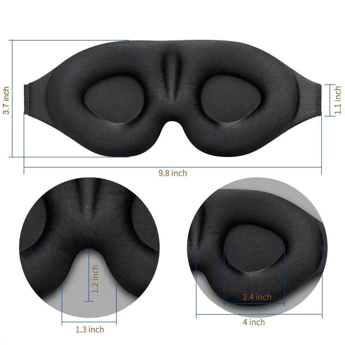 3D Eye Mask for Sleeping with Light-Blocking Design - Sublake 