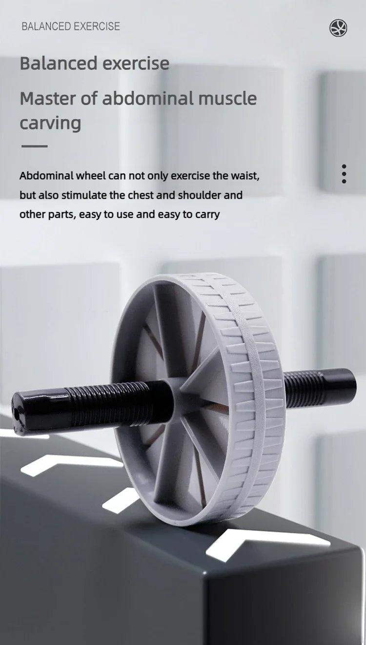 Single-Wheel Silent Ab Roller with Grip Design - Sublake 