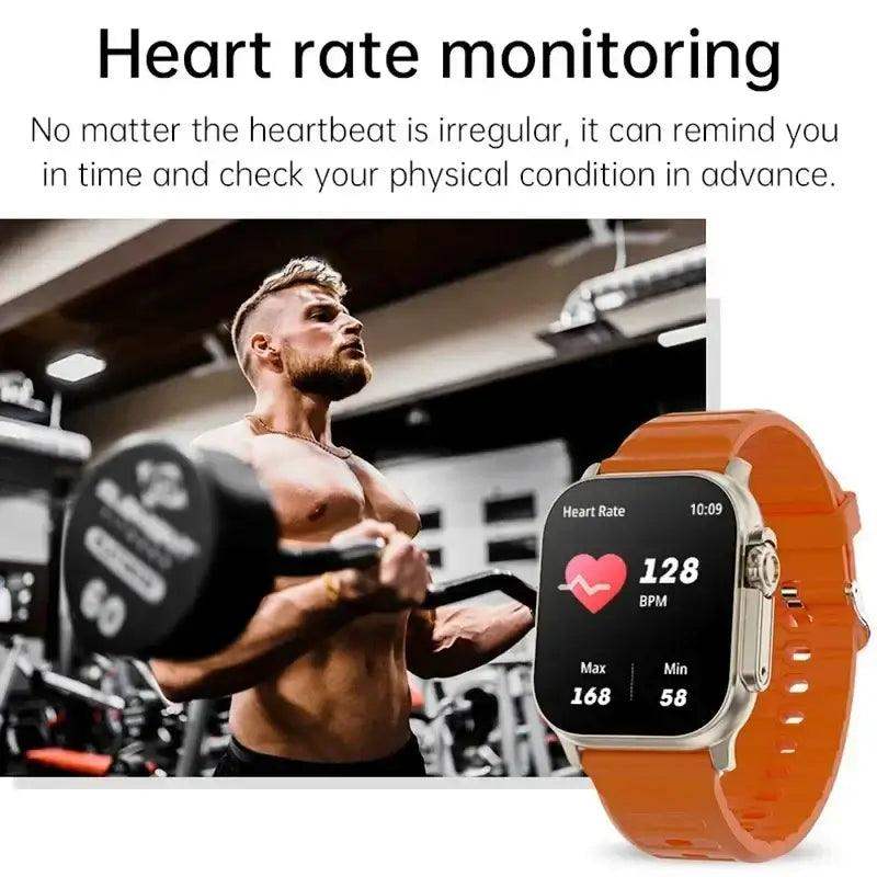 LAXASFIT T900 Ultra Smartwatch & Heart Rate Monitor Pro - Sublake 