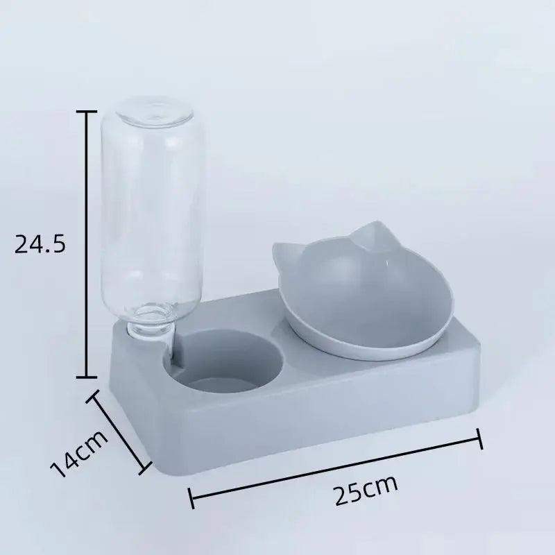 Dual-purpose Pet Bowl for Dogs & Cats with Cervical Protection - Sublake 