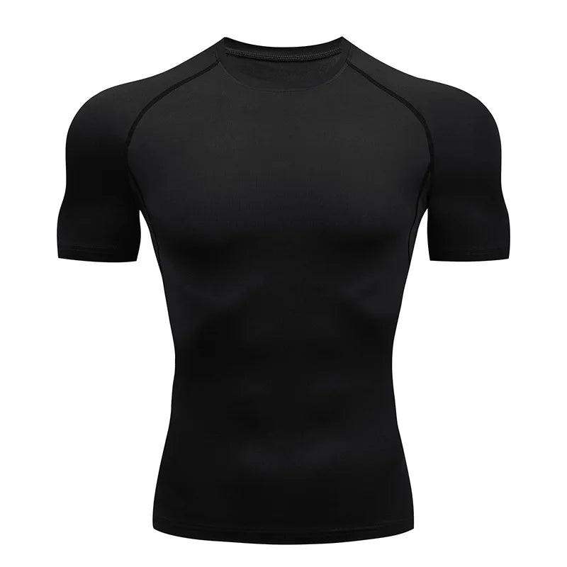 Men's Compression Short Sleeve Gym Fitness Running Shirt - Sublake 