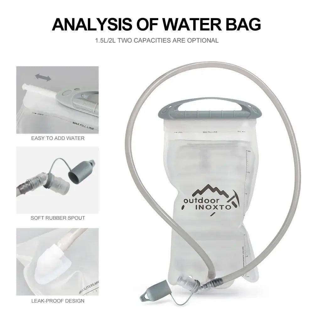 INOXTO Trail Running Ultra Light 5L Hydration Backpack - Sublake 