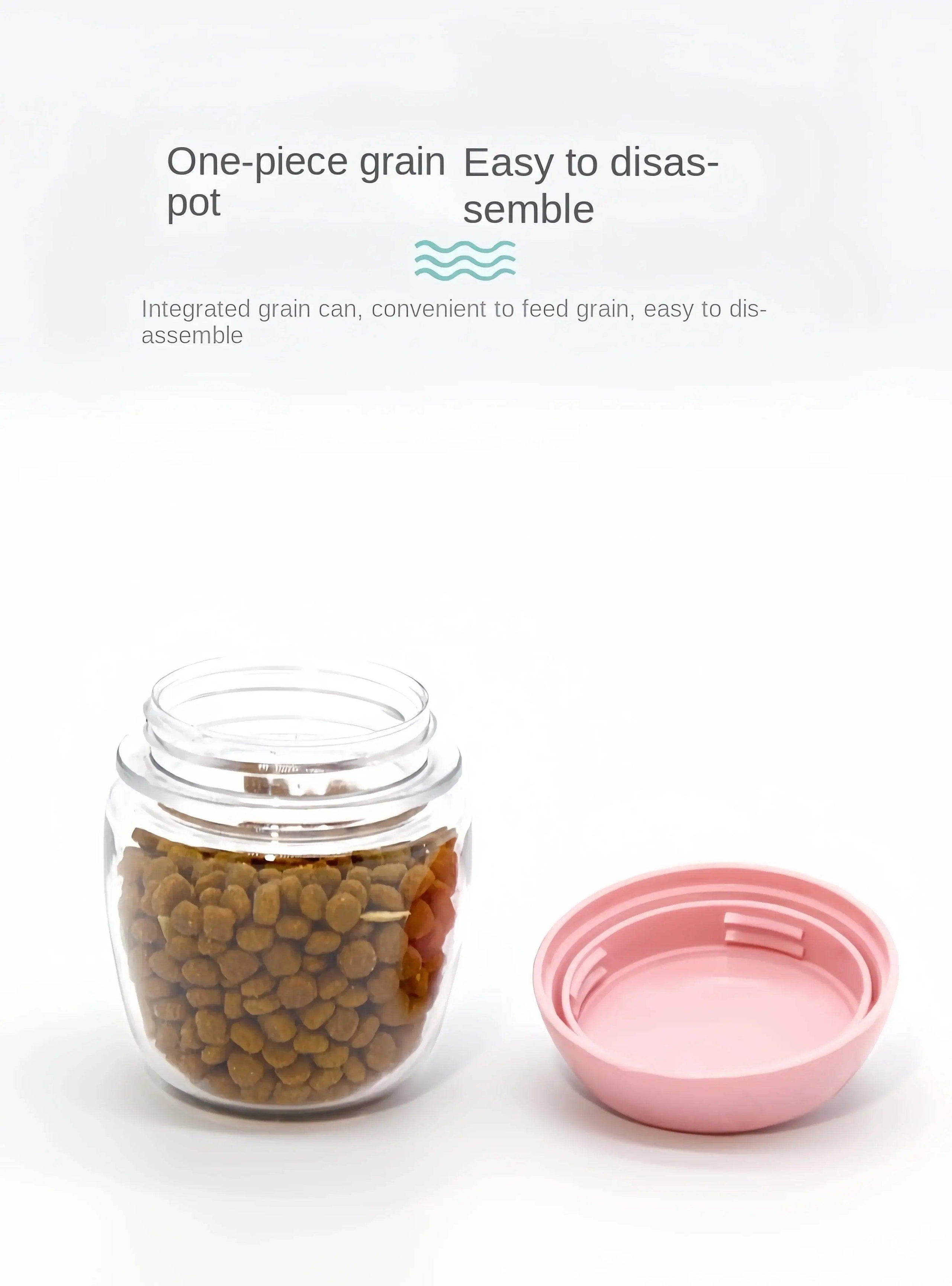 Portable Pet Bottle with Food Storage for Outdoors - Sublake 