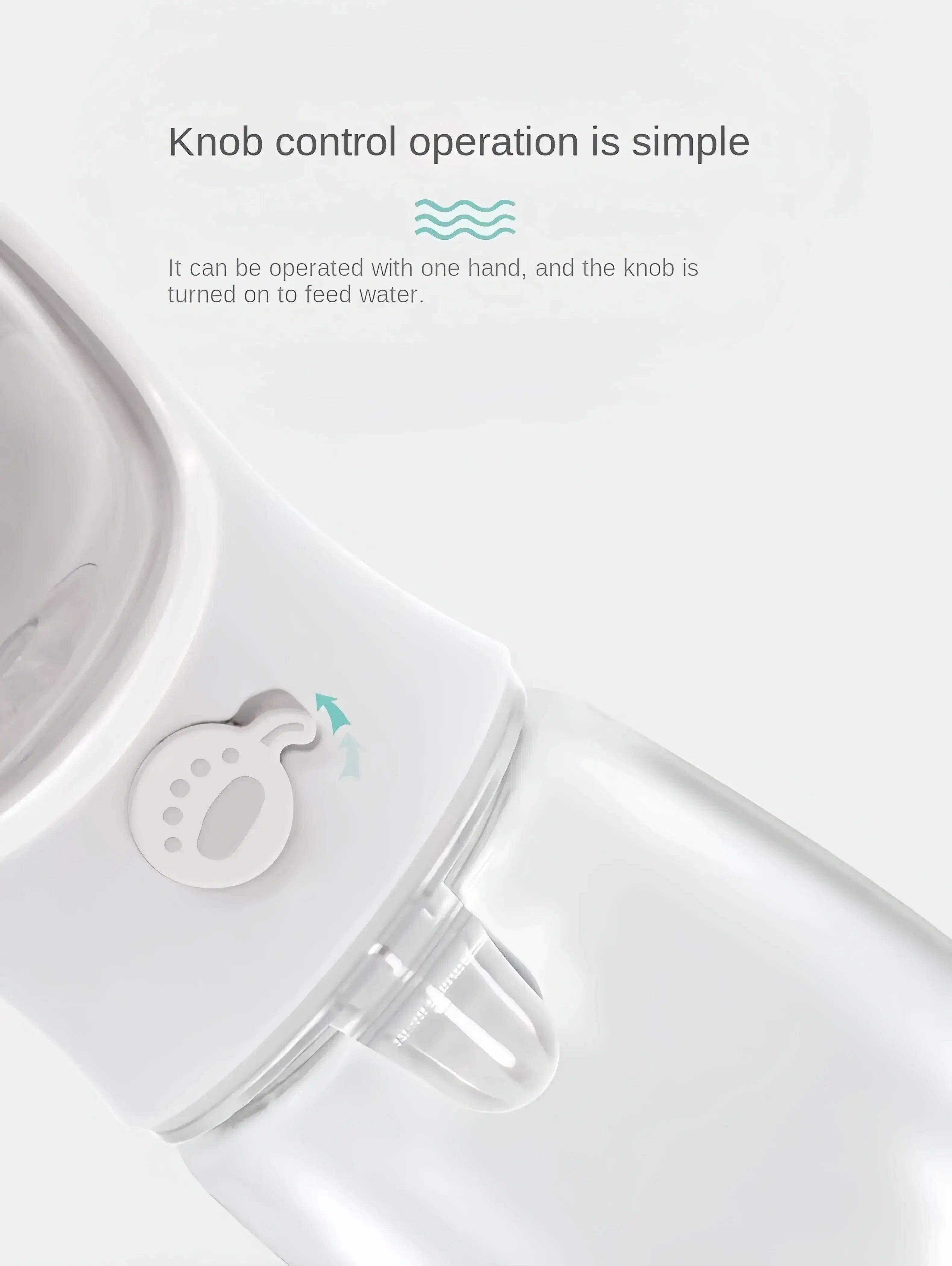 Portable Pet Bottle with Food Storage for Outdoors - Sublake 