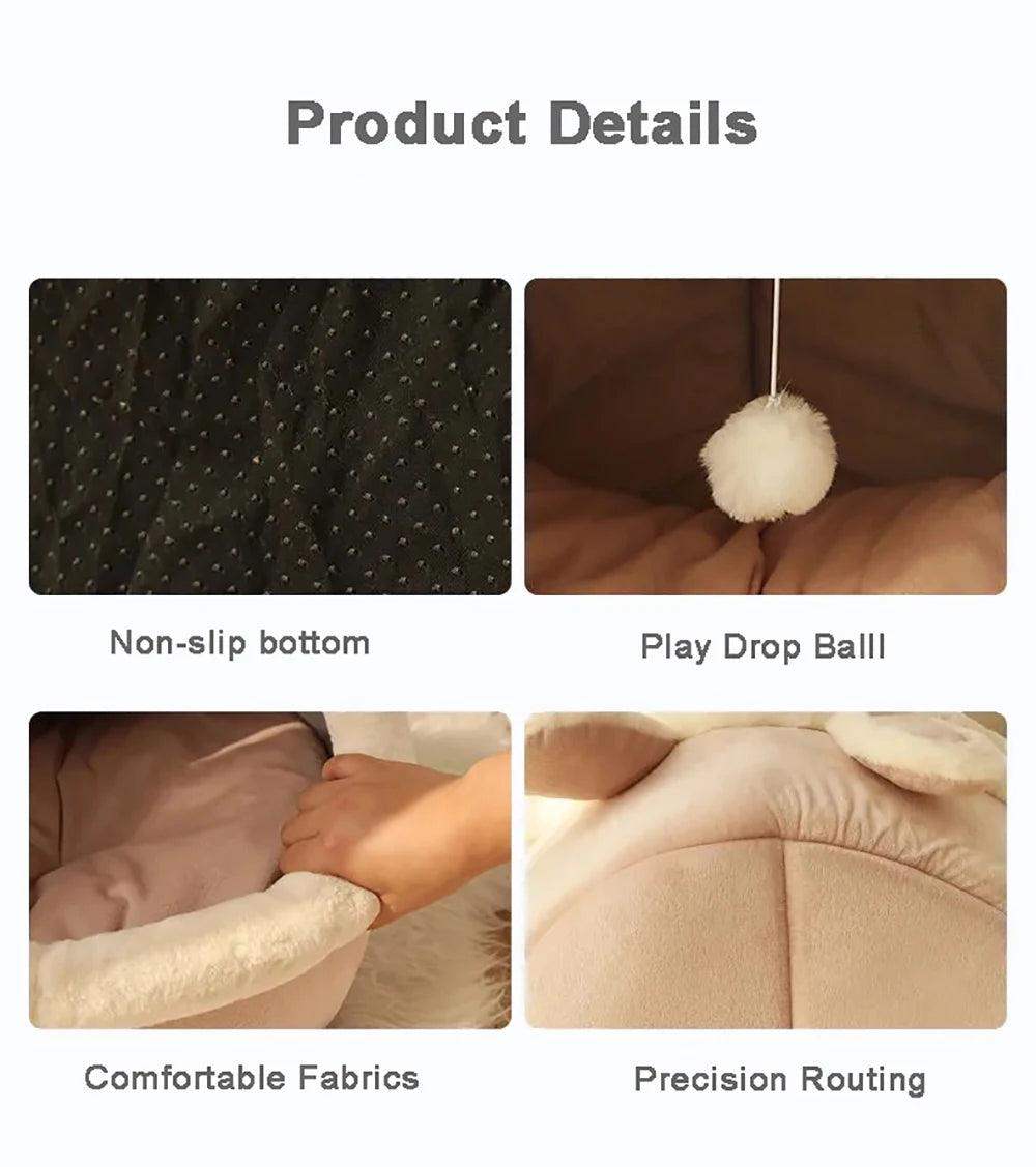Washable Cat Lounger Cushion – Soft & Cozy Bed for Cats & Small Pets - Sublake 