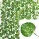 11M Artificial Plant Green Ivy Leaf Garland Fake Plant Creeper Hanging Vine Outdoor DIY Garden Wall Wedding Party Home Decor - Sublake 