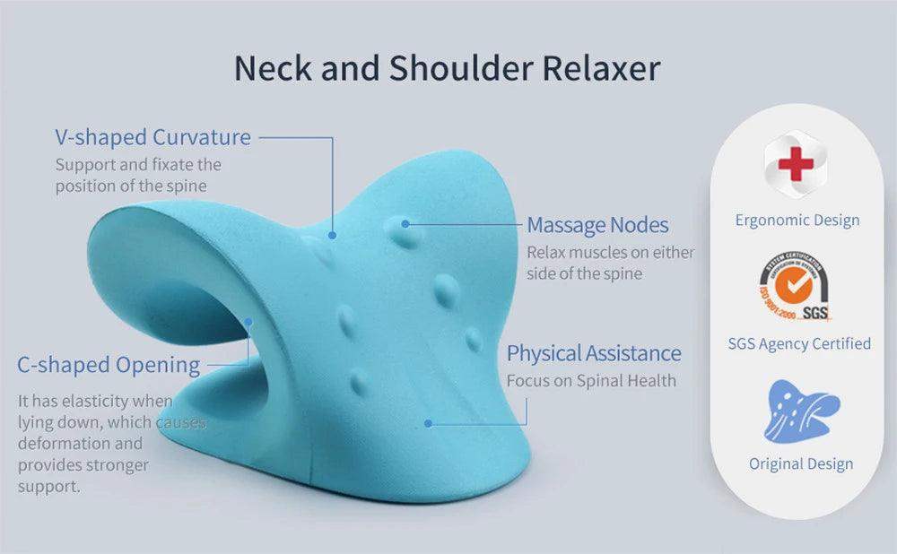 Cervical Neck Shoulder Chiropractic Relax Pillow - Sublake 