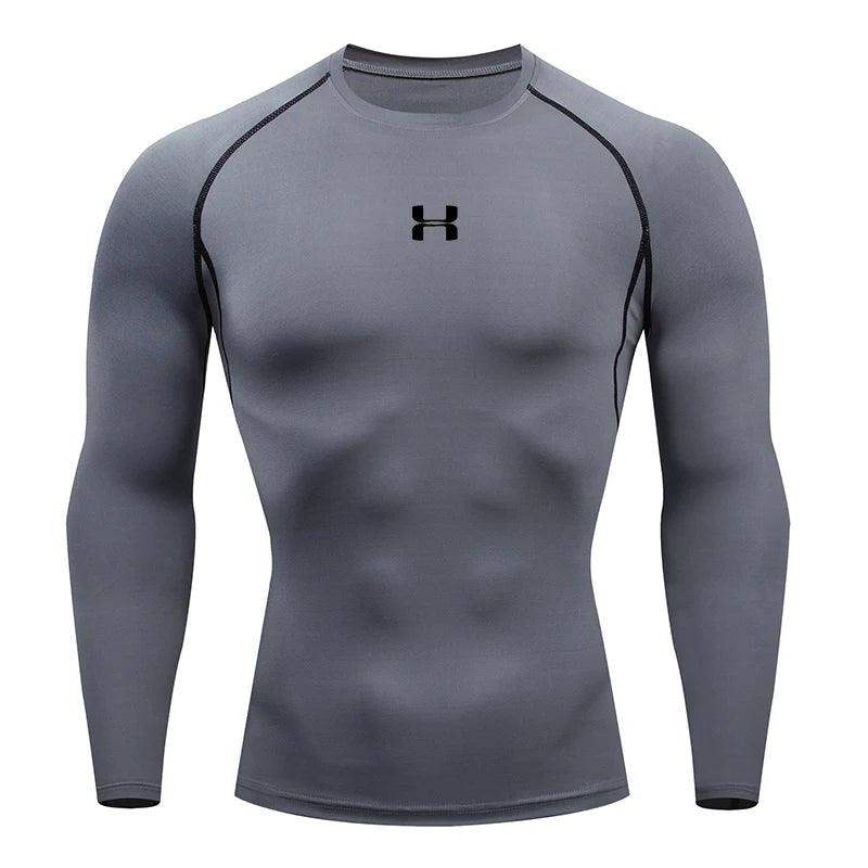 Men Premium Compression Gym Athletic Running Tshirt - Sublake 