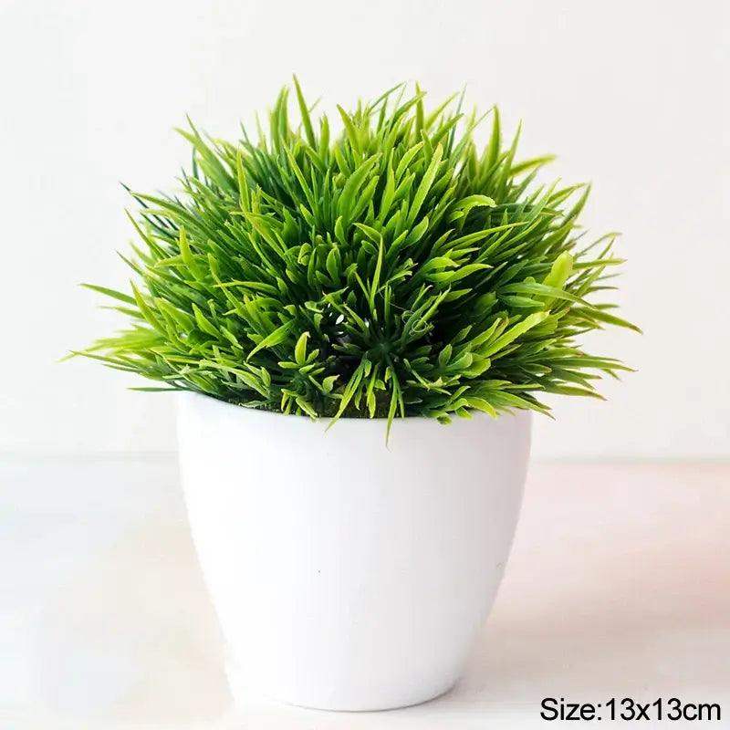 Artificial Plants Bonsai Small Tree Pot Fake Plant Flowers Potted Ornaments For Home Room Table Decoration Hotel Garden Decor - Sublake 