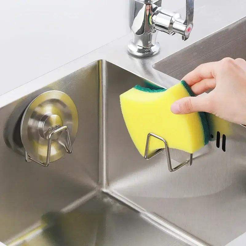 Adhesive Stainless Steel Kitchen Sink Sponges Holder - Sublake 