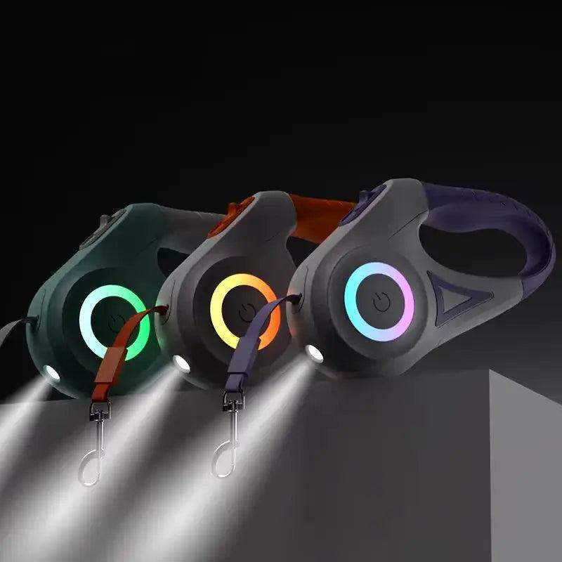 5M Retractable Dog Leash With LED Light - Sublake 