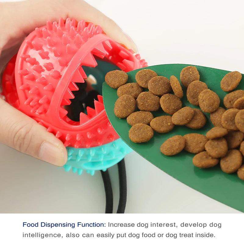 Interactive Dog Toy – Suction Cup with Rope & Slow Feeder - Sublake 