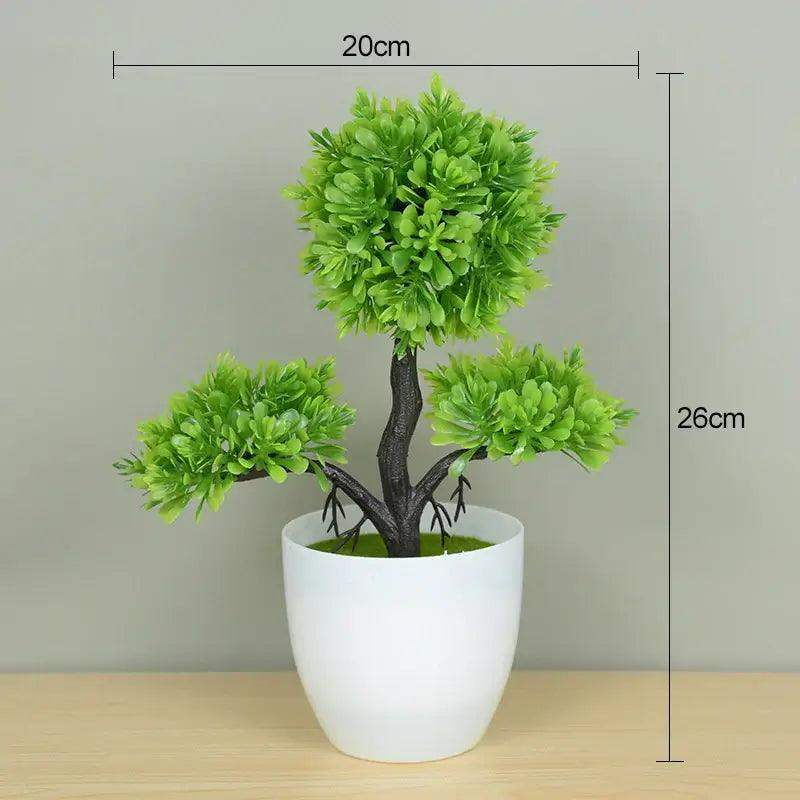 Artificial Plants Bonsai Small Tree Pot Fake Plant Flowers Potted Ornaments For Home Room Table Decoration Hotel Garden Decor - Sublake 