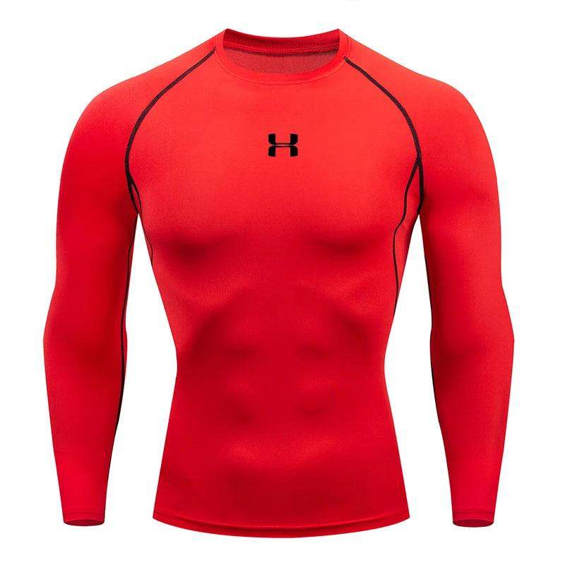 Men Premium Compression Gym Athletic Running Tshirt - Sublake 