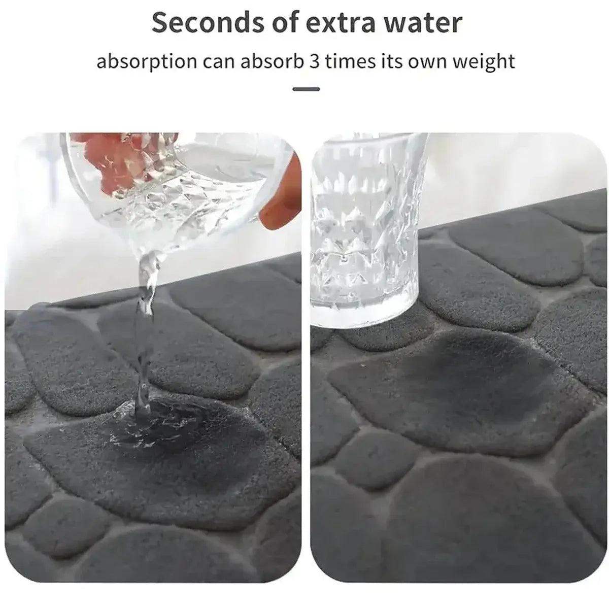 U-Shaped Toilet Mat Non-Slip Bathroom Pad - Sublake 