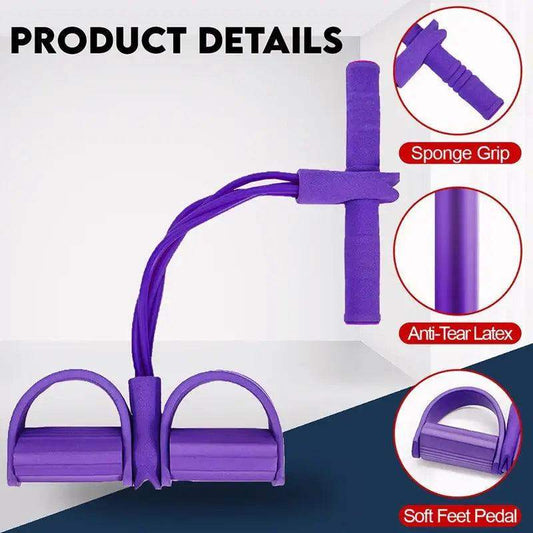 Multifunction Pedal Resistance Band for Slimming & Stretch - Sublake 