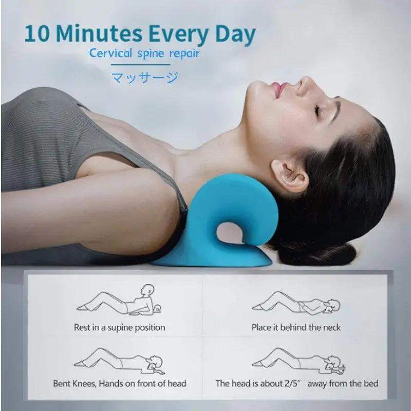 Cervical Neck Shoulder Chiropractic Relax Pillow - Sublake 