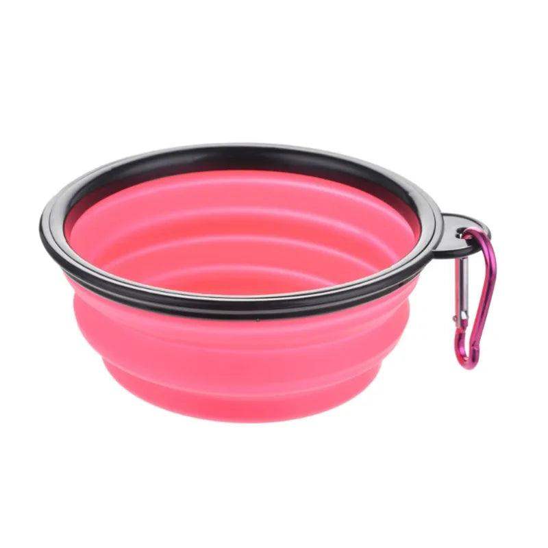 Portable Collapsible Pet Bowl – Silicone Dog & Cat Travel Bowl - Sublake 
