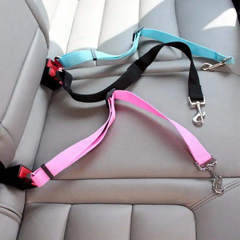 Adjustable Pet Car Seatbelt For Dogs & Cats - Sublake 