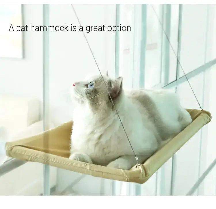 Window Cat Hammock with Suction Cup Mount Seat - Sublake 