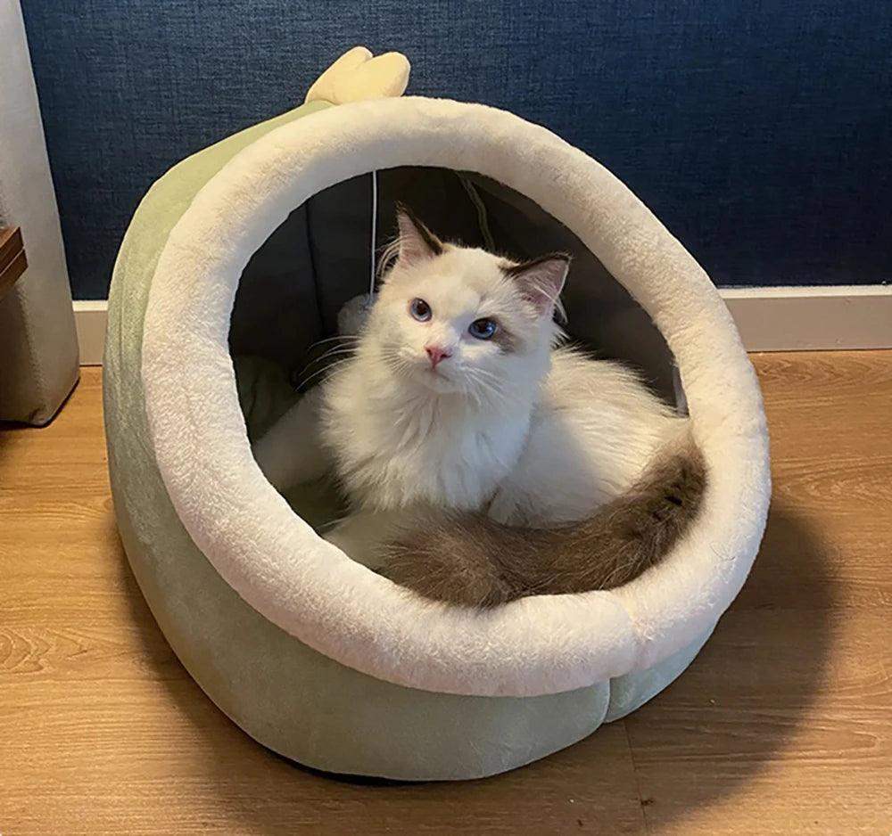 Washable Cat Lounger Cushion – Soft & Cozy Bed for Cats & Small Pets - Sublake 