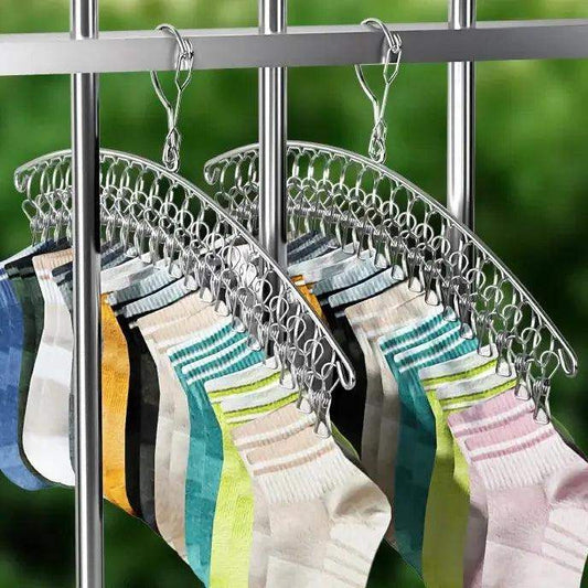 Windproof Premium Stainless Steel Laundry Hanger Clips - Sublake 