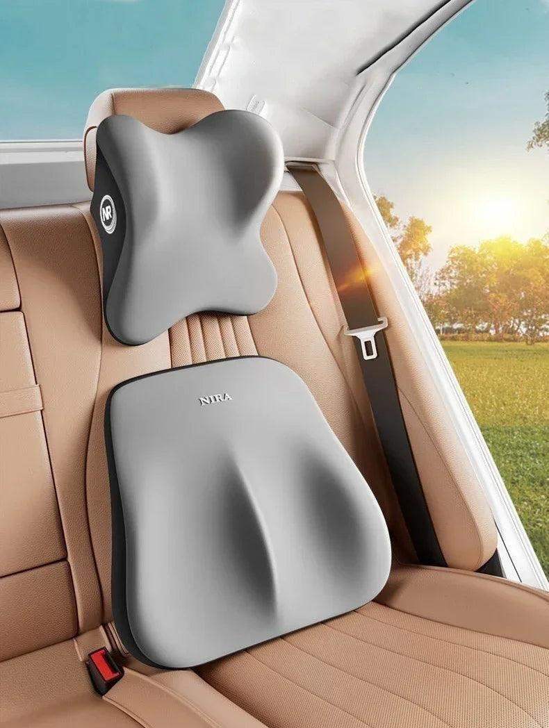 Ultimate Premium Memory Foam Car Lumbar Neck Cushion - Sublake 